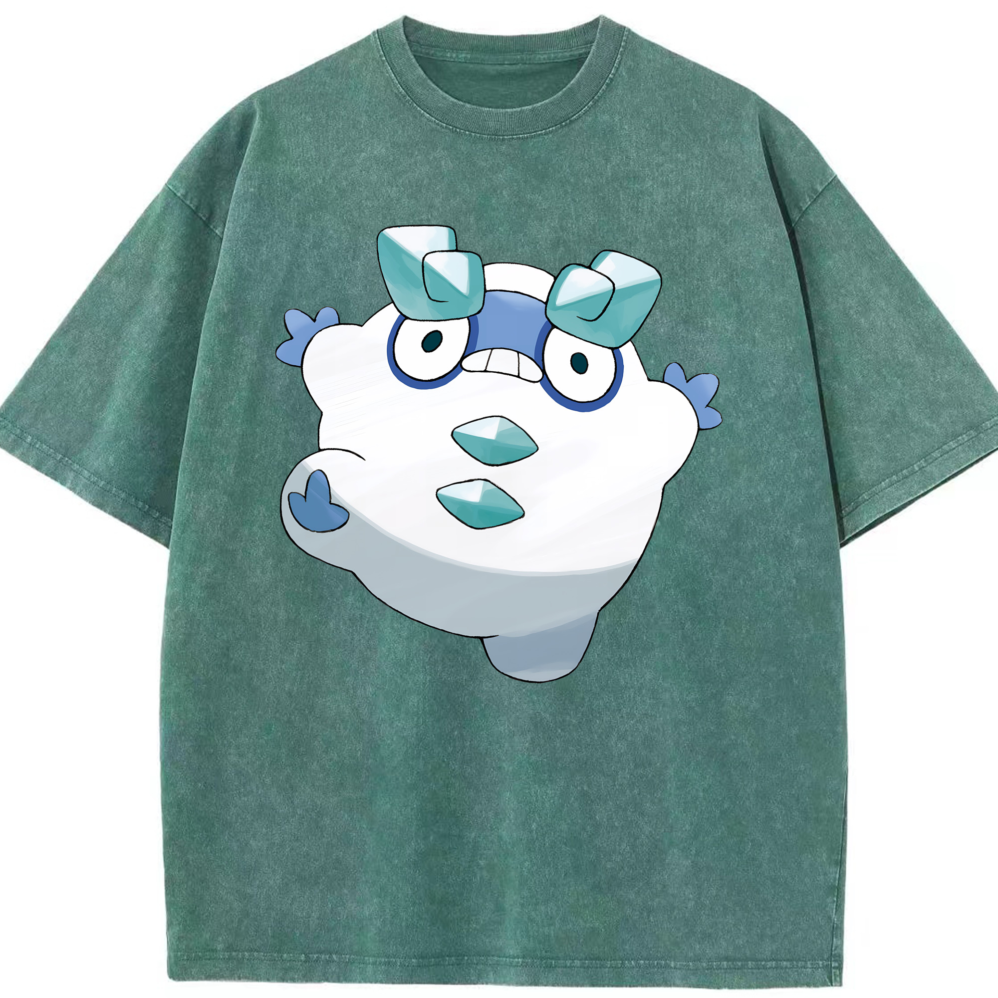 （画像用） ポケットモンスター Pokémon 綿100% ヴィンテージ風 半袖Tシャツ（フロントプリント）